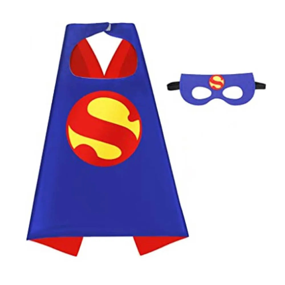 Set superheldencapes voor jongens en meisjes, verjaardagsfeest, cartoonverkleedkleding, Halloween-cosplayfeestbenodigdheden, paascadeau 2026
