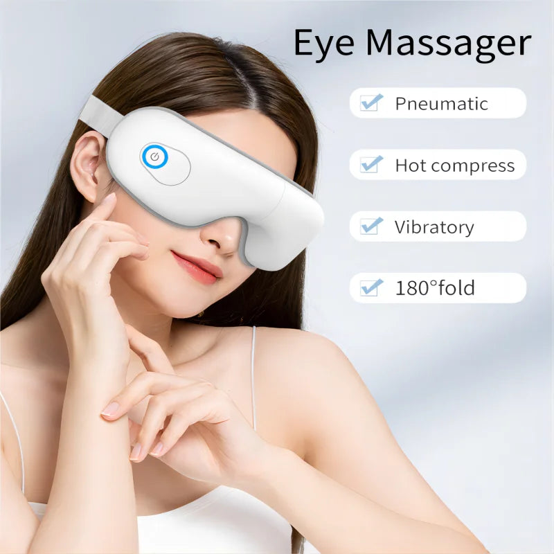Augenmassagegerät Faltbar mit Wärme und Bluetooth-Musik Schlafhilfe gegen Augenbelastung 2026 Trend