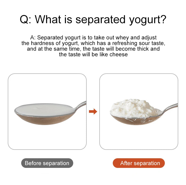 Yogurt Strainer Stainless Steel Filter For Whey Separation