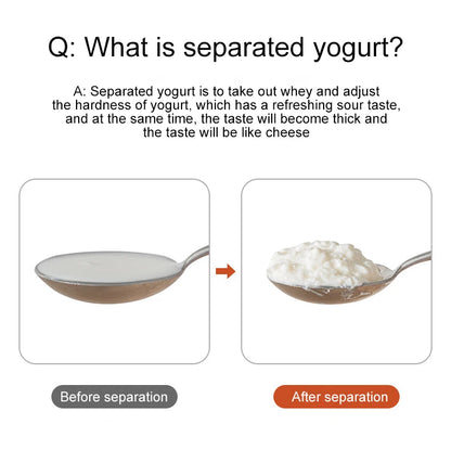 Yogurt Strainer Stainless Steel Filter For Whey Separation