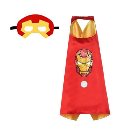 Set superheldencapes voor jongens en meisjes, verjaardagsfeest, cartoonverkleedkleding, Halloween-cosplayfeestbenodigdheden, paascadeau 2026
