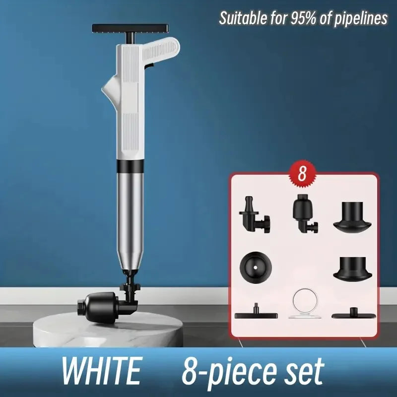 Toilet Plunger Kit Pipe Cleaning Tool For Drains Unblocker For Toilets And Sinks DIY Home Repair 2026