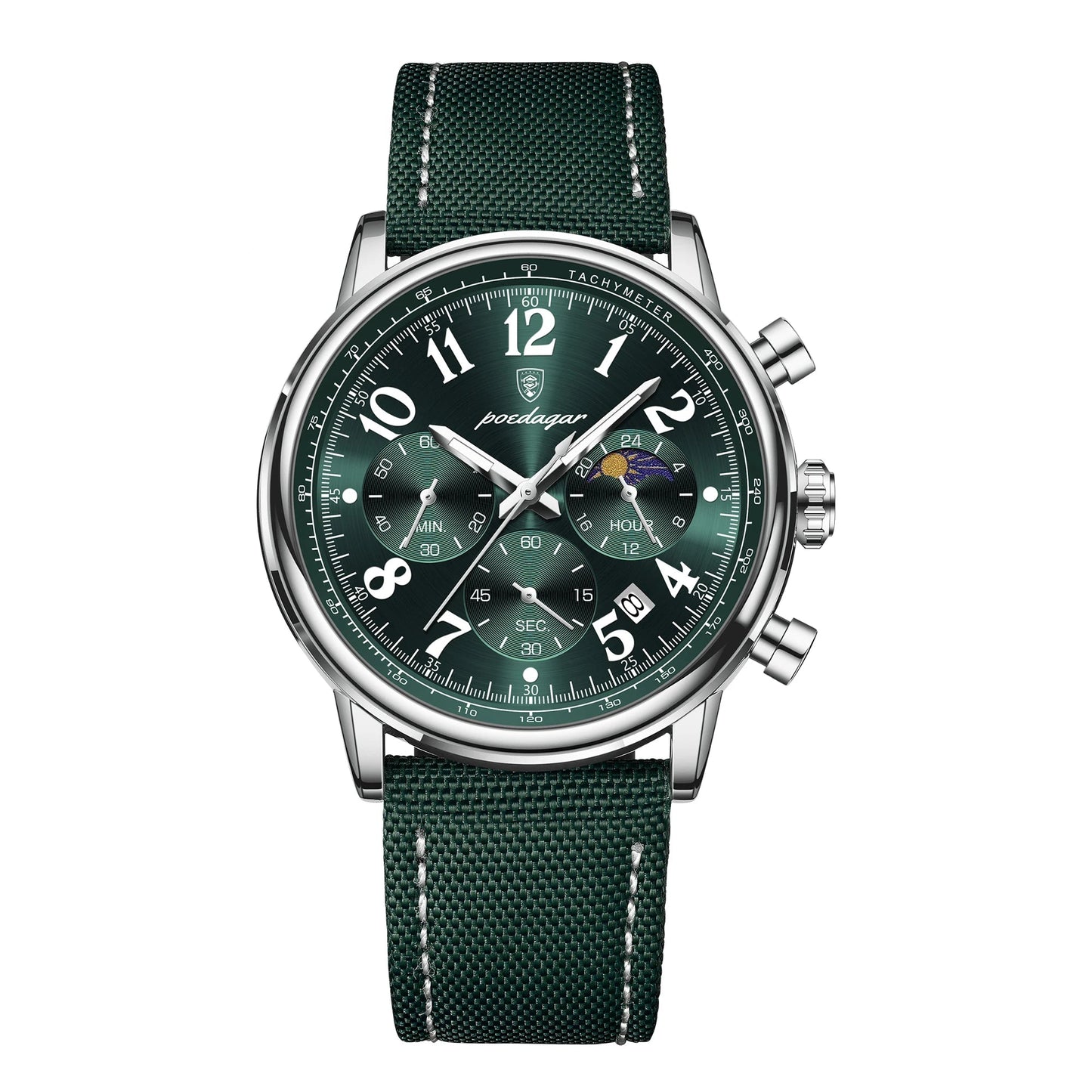 Military Chronograph Watch Nylon Strap Waterproof Fall 2025