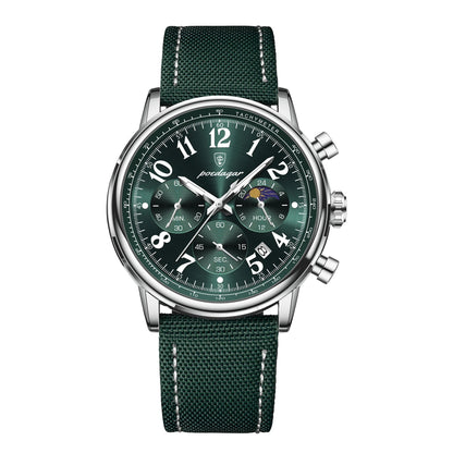 Military Chronograph Watch Nylon Strap Waterproof Fall 2025