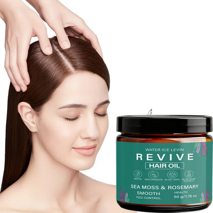 Hair Oil 50g Sea Moss Rosemary Revive Biotin Niacinamide Aloe Vera Caffeine Anti Frizz All Hair Types Summer 2026