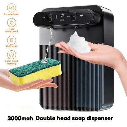 Automatischer Seifenspender 3000mAh Wandmontage Berührungsloser Schaum- und Gelspender Herbst 2025 Hygienisches Händewaschen
