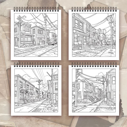 Adult Coloring Book Spiral Bound 30 Sheets 8.3 By 8.3 Inches Holiday Gift Idea For Relaxation 2025