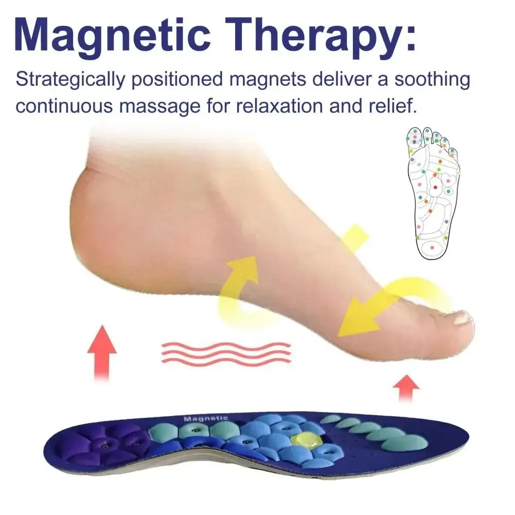 Massage Insoles Magnetic Acupoint Unisex Orthopedic Foot Support Insole for Arch Pain Relief EVA Foam Spring 2026