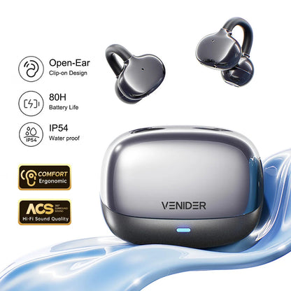 Écouteurs Bluetooth à conduction osseuse ouverts pour sport et gym