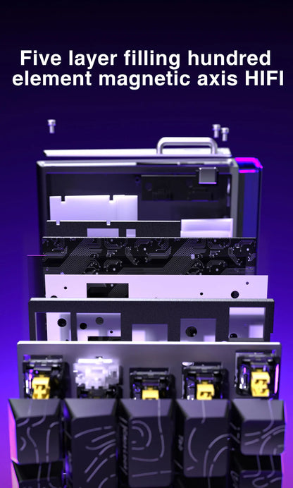 Mechanical Gaming Keyboard 68 Key RGB Compact Esports