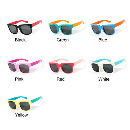 Kids Sunglasses Square Frame UV 400 Protection Outdoor Eyewear Summer 2026 Gift Idea
