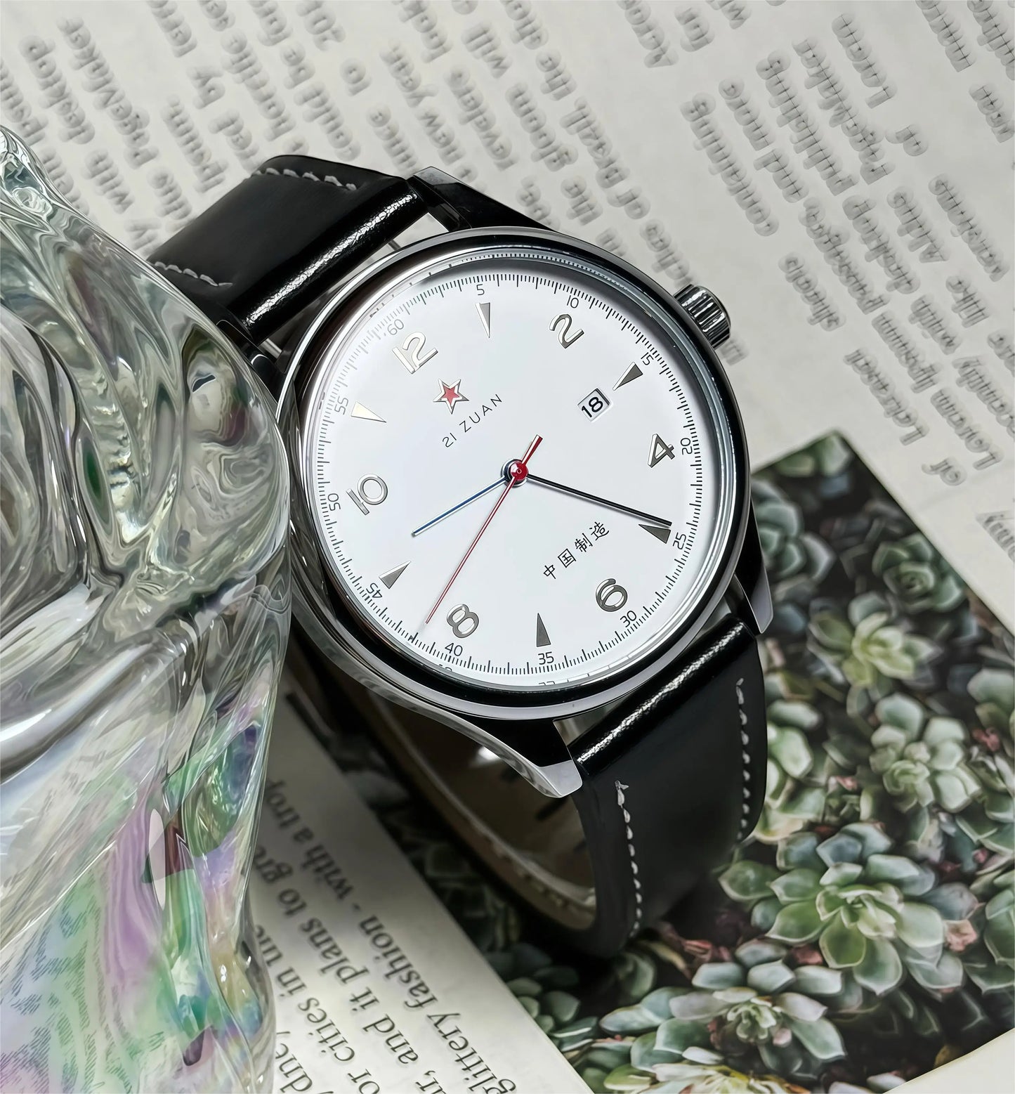 Pilot Watch 41mm Mesh Strap Stainless Steel Classic