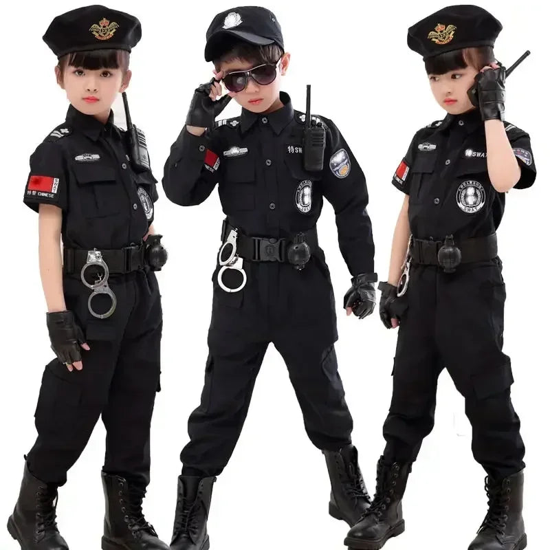 Politiekostuum voor kinderen, Halloween-cosplaykostuumset met hoed voor jongens en meisjes, carnavalsfeest en cadeau 2026