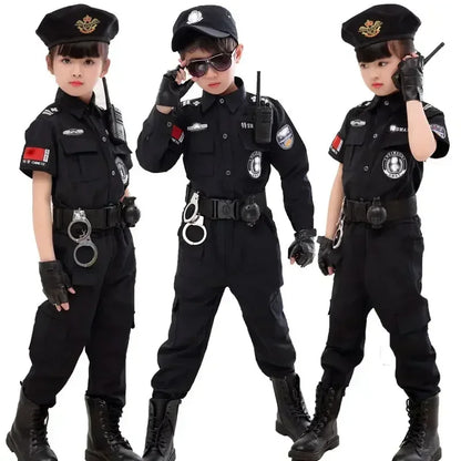 Politiekostuum voor kinderen, Halloween-cosplaykostuumset met hoed voor jongens en meisjes, carnavalsfeest en cadeau 2026