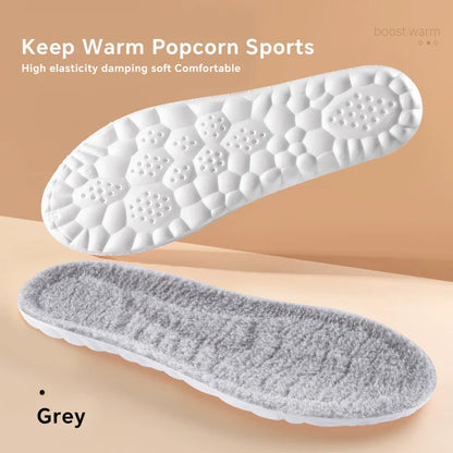 Self Heated Insoles Real Cashmere 4D Cloud Thermal Winter 2025 Arch Support Anti Odor