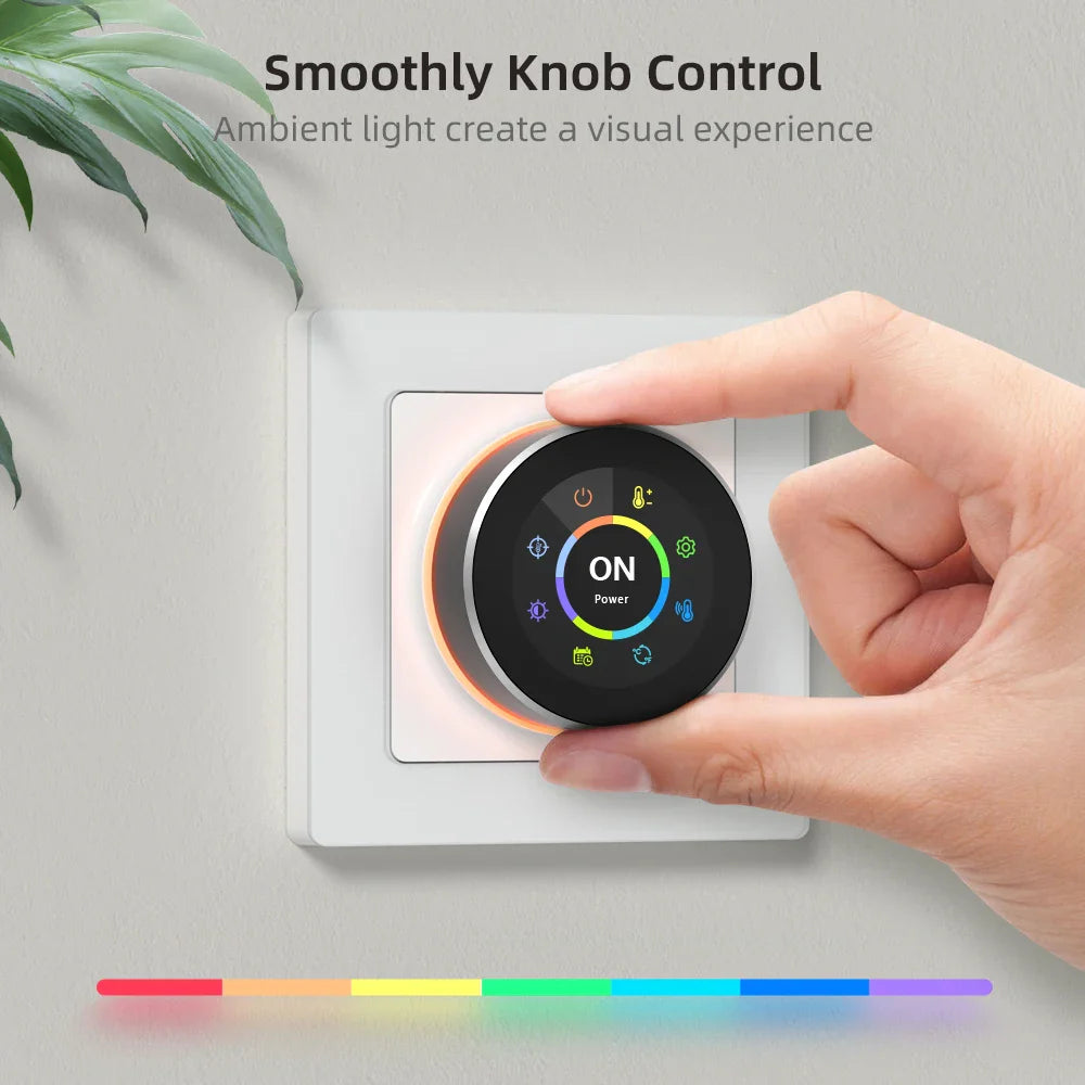 Smart Thermostat Knob WiFi Temperature Controller For Water And Gas Boilers Fall 2025 Energy Saving Gift
