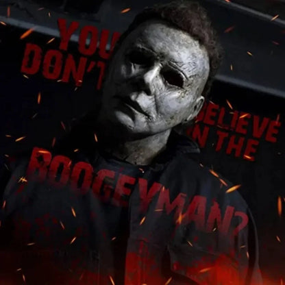 Eng siliconen cosplaymasker van Michael Myers met littekens van brandwonden, dat het hele gezicht bedekt, Halloween-horrorrekwisiet 2026