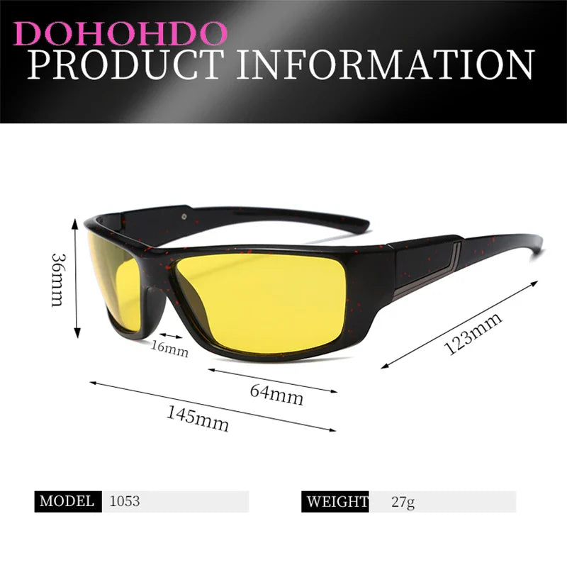 Nattseende solglasögon polariserade glasögon hösten 2025 synförbättring för nattkörning UV400