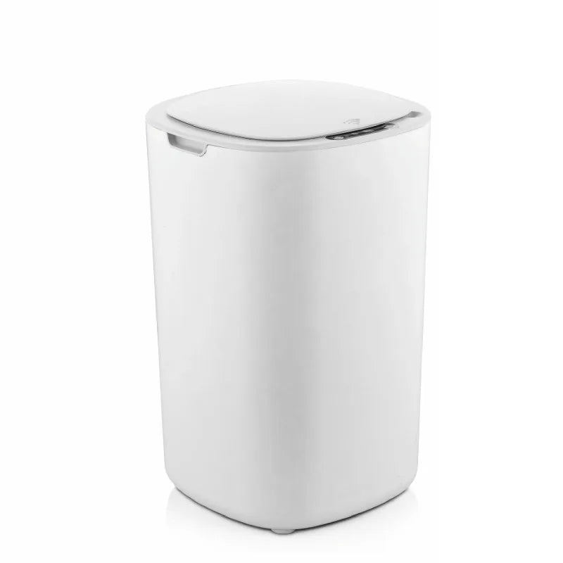 Smart Sensor Trash Bin With Flip Lid For Home Touchless