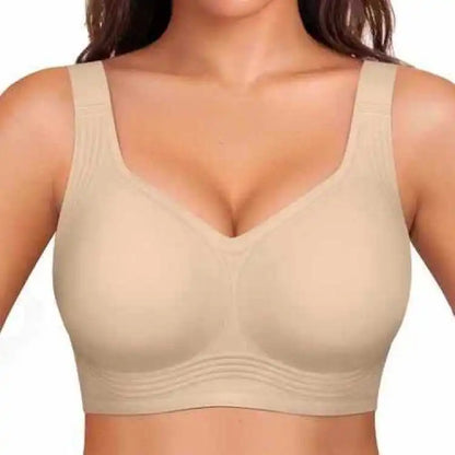 Supportive seamless women's bra – wire-free, full coverage, padded, everyday comfort