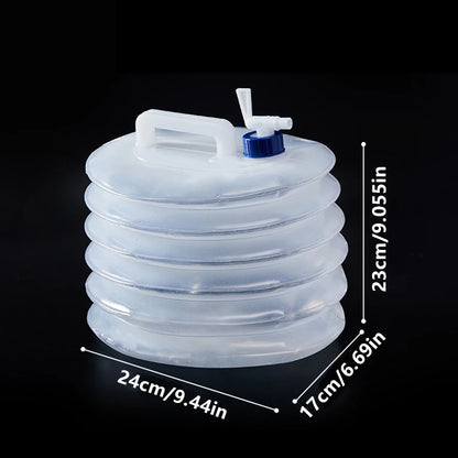 Portable Foldable Collapsible Water Bag 5–15L – Outdoor Camping Hiking Picnic Emergency Carrier 2026
