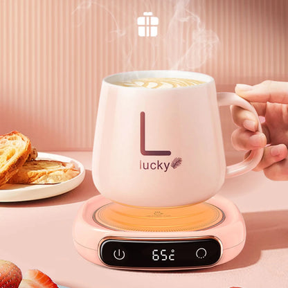 Chauffe-tasse USB portable à 3 niveaux, sous-tasse chauffant intelligent pour café, thé et lait