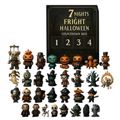 Calendario de Adviento de Halloween Figuras Coleccionables 31 Días 2025