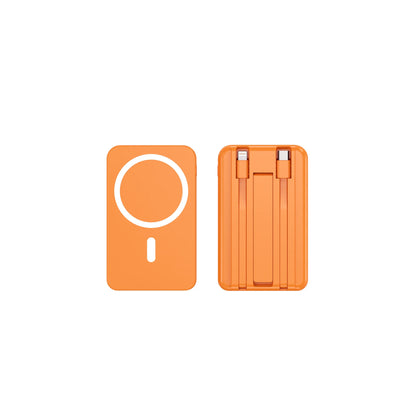 Power Bank Caricatore Wireless Magnetico - Batteria Portatile Sottile, 2 Cavi, Ricarica Veloce Ritorno a Scuola 2026