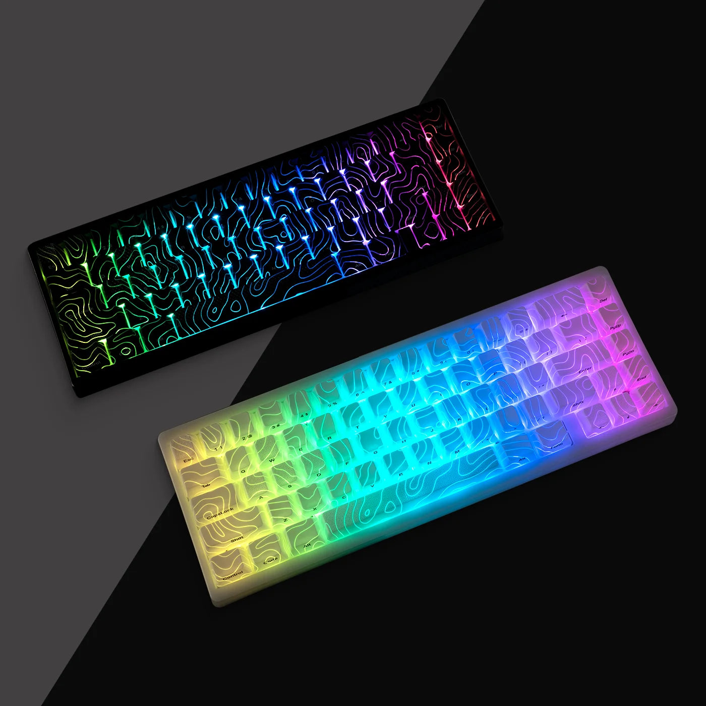 Mechanisch Toetsenbord M67 67 Toetsen Pakking Hot Swappable RGB
