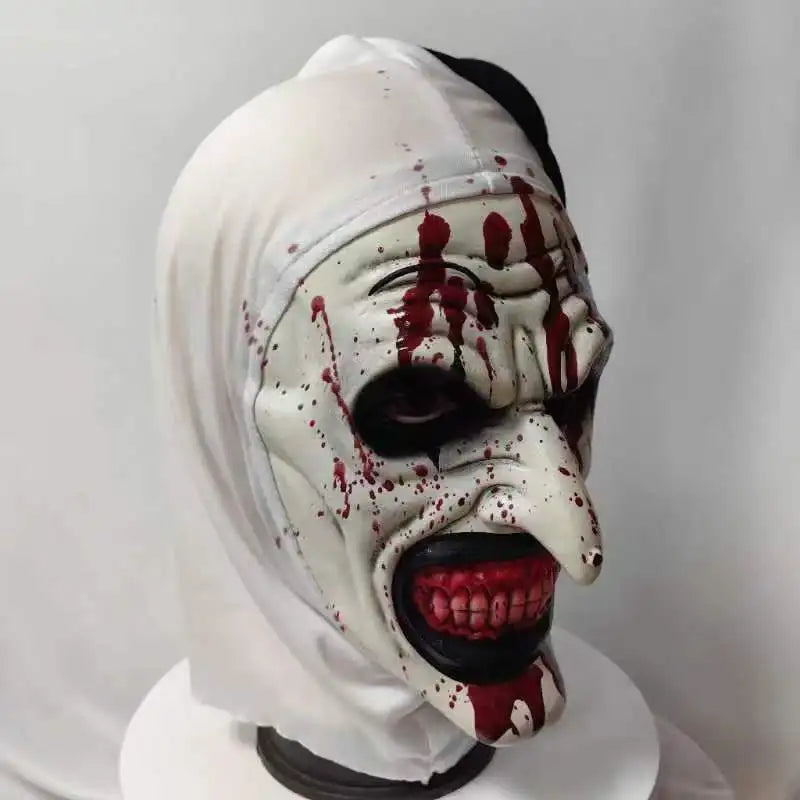 Skrekkklovnmaske Latex Cosplay Terrifier Halloween 2025