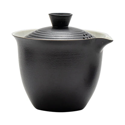 Portable Ceramic Travel Tea Set With Case Gift Kit