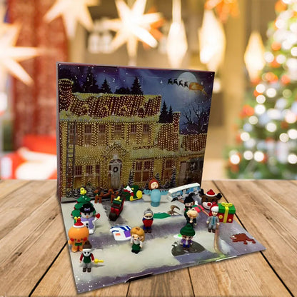 Calendario de Adviento 24 Días Figuras 3D Regalo de Cuenta Regresiva de Navidad