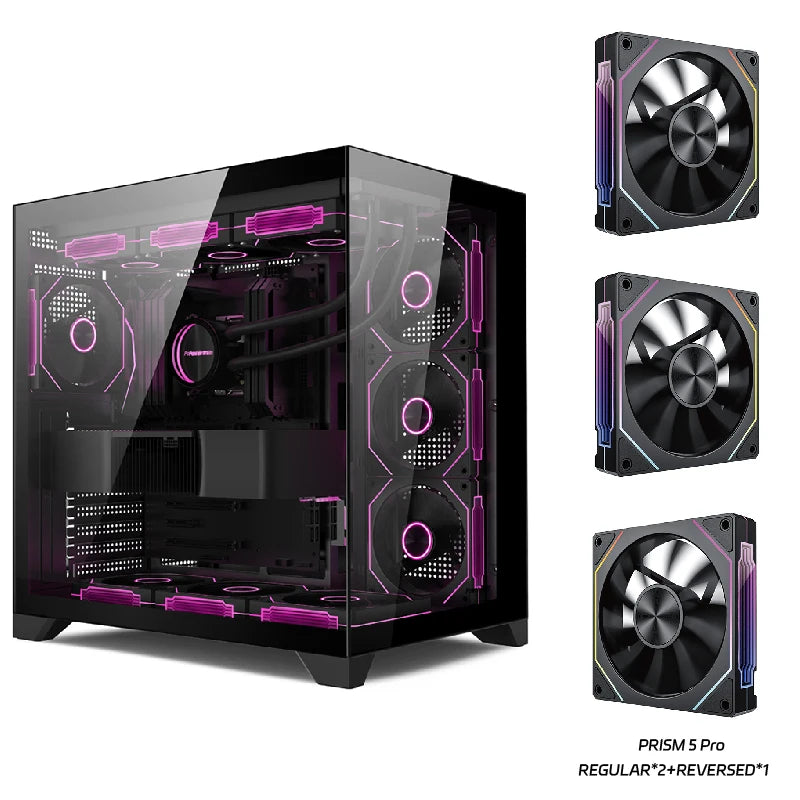 Boîtier PC Gaming Dreamland Pro ATX Double Verre Châssis 360mm