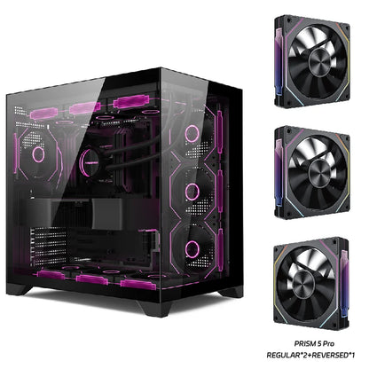 Boîtier PC Gaming Dreamland Pro ATX Double Verre Châssis 360mm