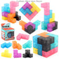 Removable Magnetic Cube Building Blocks - Educational Fidget Puzzle Toy for Kids, Fun Gift for Early Learning