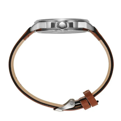 Rugged Field Watch 42mm Fabric Strap Military Analog 30M