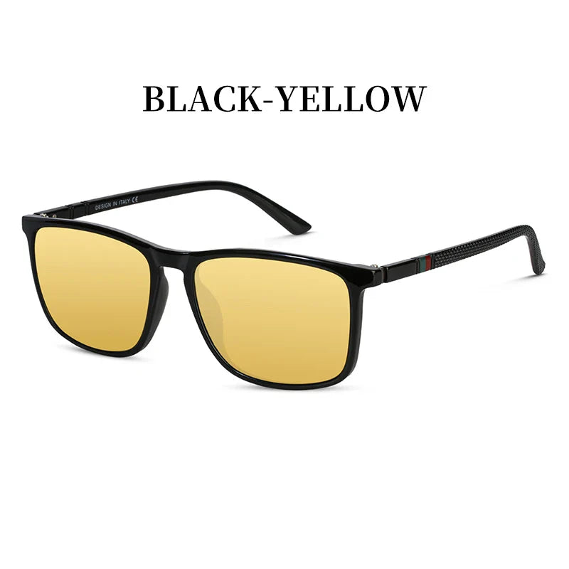 Night Driving Sunglasses Anti Glare Yellow Lens UV400 Protection Lightweight Frame Fall 2025 Gift