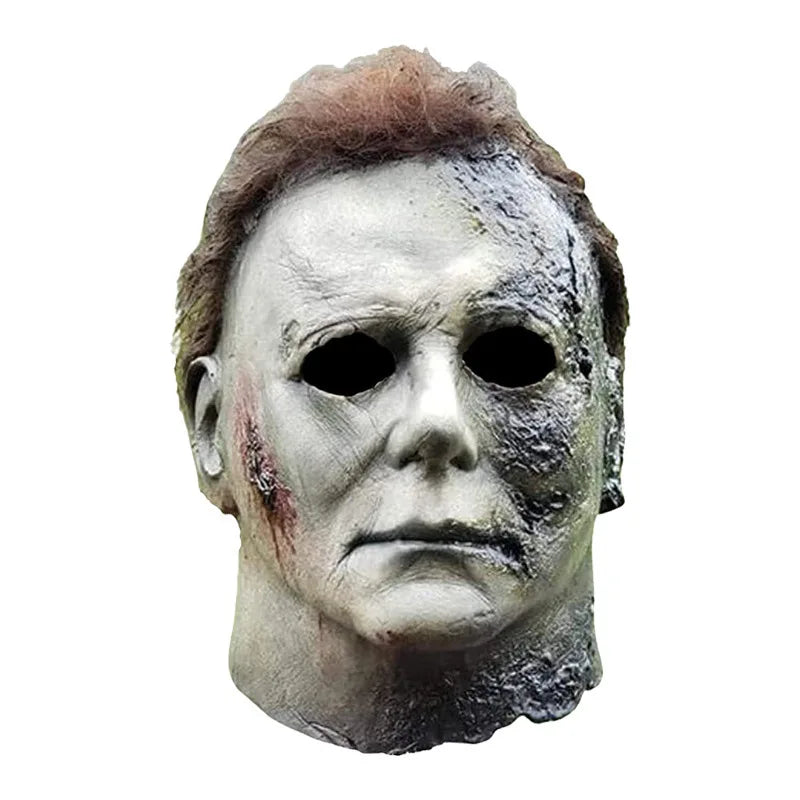 Eng siliconen cosplaymasker van Michael Myers met littekens van brandwonden, dat het hele gezicht bedekt, Halloween-horrorrekwisiet 2026