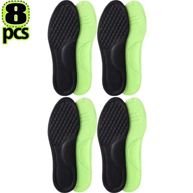 Semelles orthopédiques en mousse à mémoire de forme, lot de 12, semelle plantaire antibactérienne