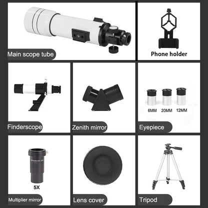 Astronomical Telescope With Phone Adapter And Tripod 333X Zoom For Moon And Stars Back To School 2026 Gift