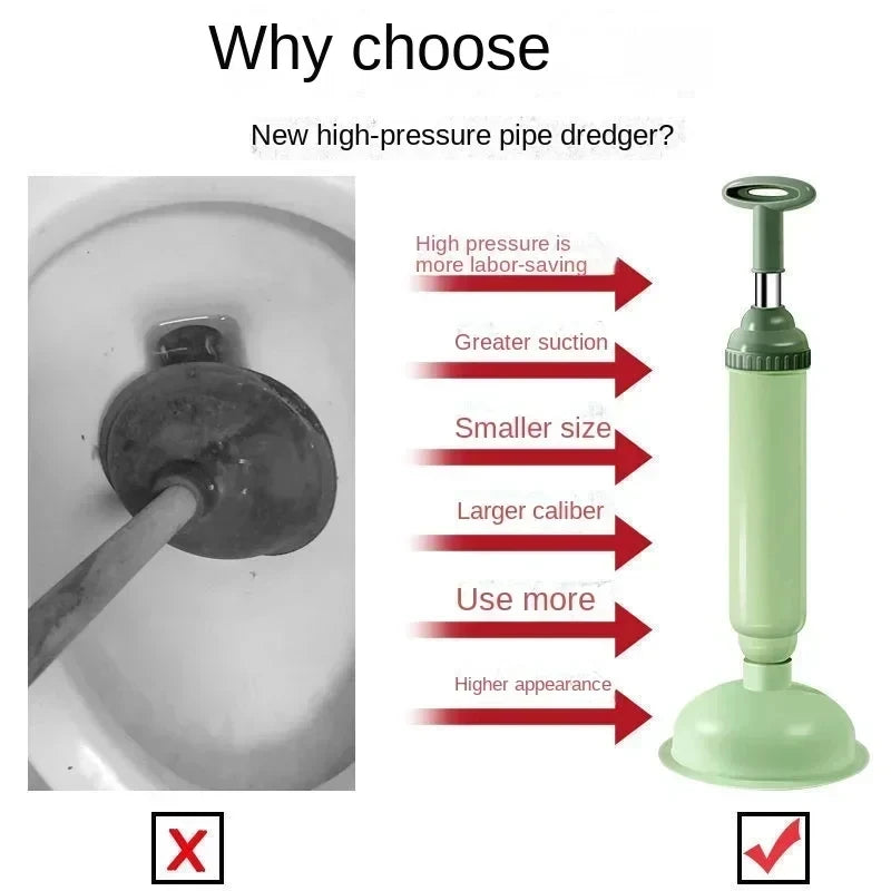 Silicone Toilet Plunger High Pressure Pump Drain Cleaner Tool Eco Friendly Anti Clogging Kitchen Bathroom Fall 2026