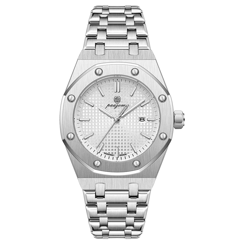 Quartz Stainless Steel Business Watch Waterproof Date