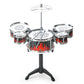 Kids Jazz Drum Set - Beginner-Friendly Percussion Toy with 5 Drums & Cymbals for Young Musicians