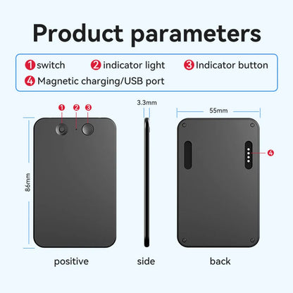 Enregistreur vocal IA 8GB 128GB Traducteur multilingue portable