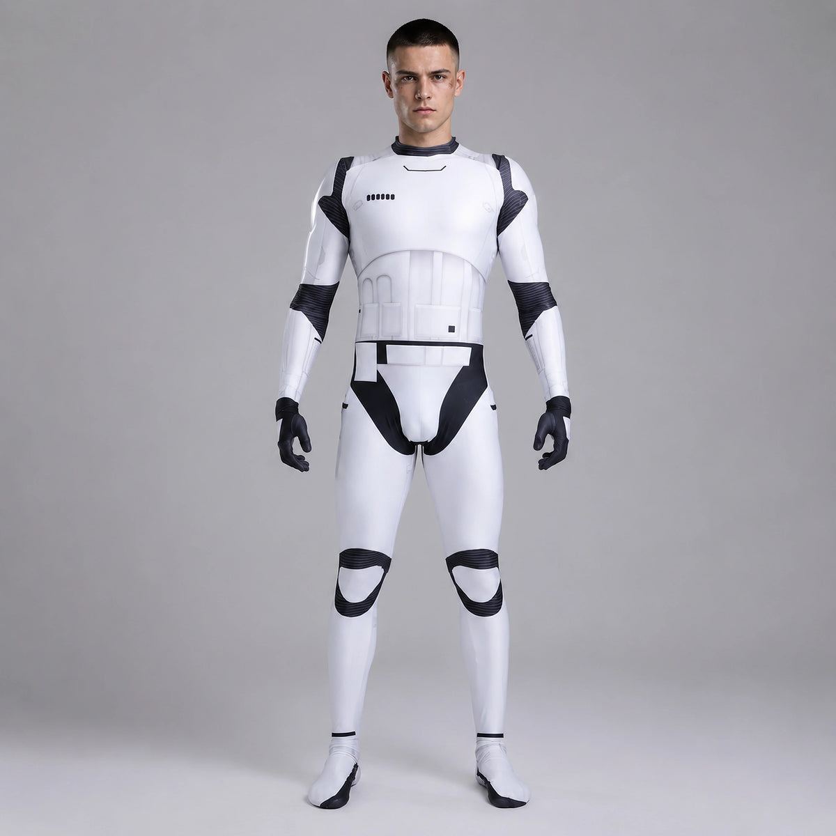 Star Wars Imperial Stormtrooper Zentai Jumpsuit Cosplay Costume for Men Boys Adults Halloween 2026