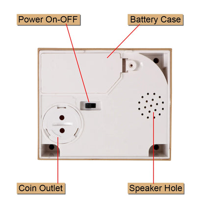 Automated Cat Coin Bank - Plastic Saving Money Box for Kids, Creative Piggy Bank Toy Gift