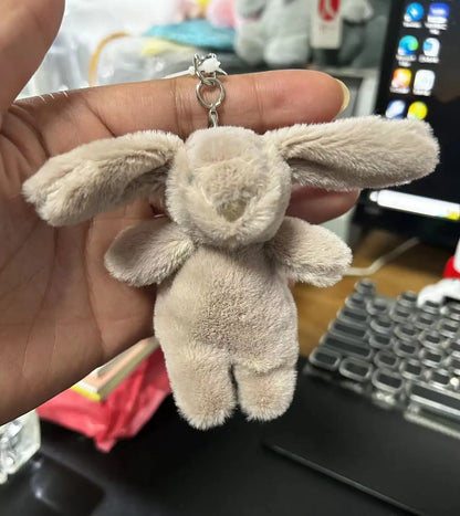Rabbit Plush Keychain Cute Bunny Bag Charm Soft Gift