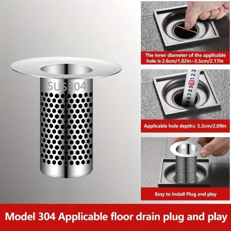 Drain Filter Sink And Shower Drain Catcher Fall 2026 Kitchen And Bathroom Protection Easy Install Hair Debris Block