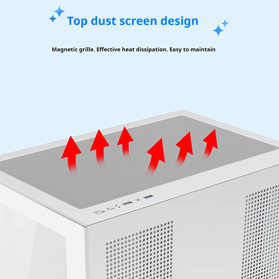 Boîtier PC Gaming Dreamland Pro ATX Double Verre Châssis 360mm