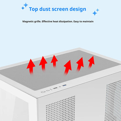 Boîtier PC Gaming Dreamland Pro ATX Double Verre Châssis 360mm